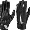 Outlet 🎉 Nike D-Tack 6.0 Adult Football Lineman Gloves Navy/White/Chrome 🎁