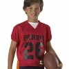 Promo ✔️ Alleson Hero Youth Custom Flag Football Jersey with Flags Charcoal ⭐