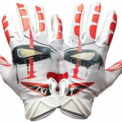 Best Pirce 😀 Battle Sports Clown Cloaked Adult Football Receiver Gloves 👍