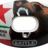Brand new ✔️ Battle Sports Oxygen California State Flag Lip Protector Mouthguard ⭐