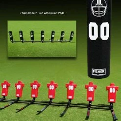 Best Sale 👍 Fisher 7 Man Brute Youth Football Sled 👍