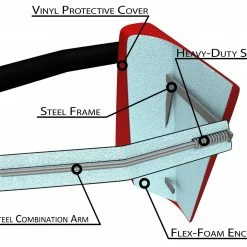 Best deal ❤️ Krausko Colt Football Blocking Pad with Arms Red/Black 🎉 -football sales Store krausko colt football blocking pad with arms altimage 04 FullSize