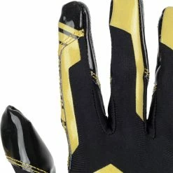 Coupon ✨ Sports Unlimited Clutch Adult Receiver Football Gloves White/Gold 🔥 -football sales Store sports unlimited clutch adult football receiver gloves altimage 02 FullSize