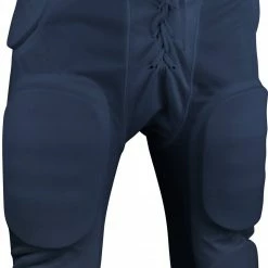 Cheap 👏 Sports Unlimited Double Knit Adult Integrated Football Pants Navy 🔥