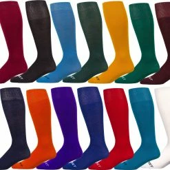 Cheapest ⌛ Pro Feet Solid Color Non-Cushioned All-Sport Team 🧦 Socks ✔️